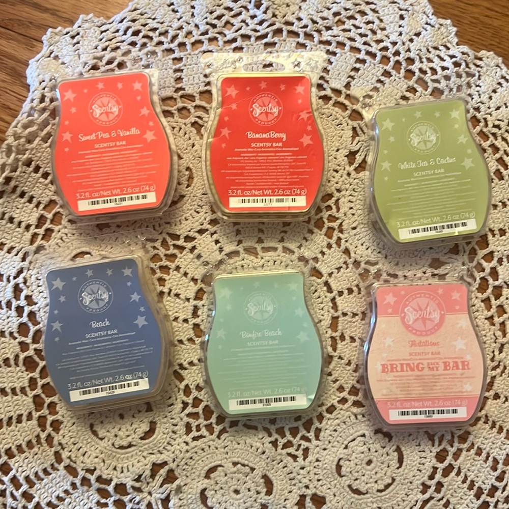 6 Brand New Scentsy Scent Bars